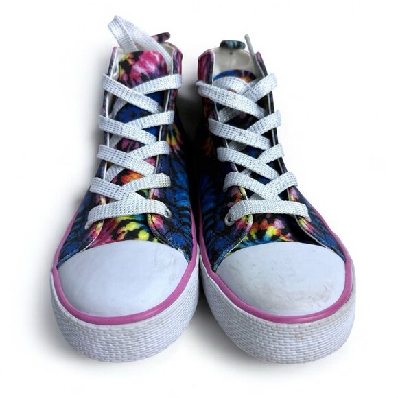 The Children’s Place Kids High Top Sneakers Size 3 – Tie Dye - Picture 3 of 7